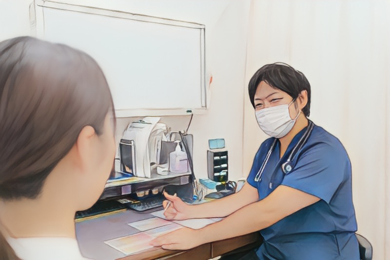 医師による丁寧な問診を行います